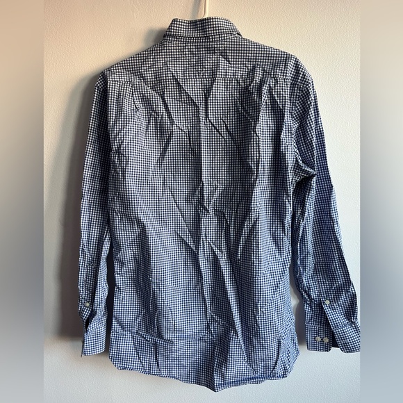 Tommy Hilfiger Blue Checkered Button Down - Picture 2 of 3